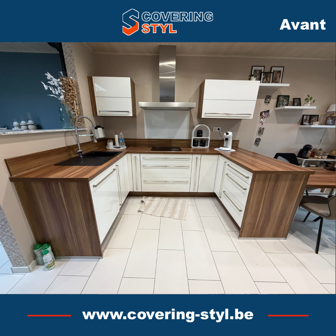 Première vue d’une rénovation complète par covering