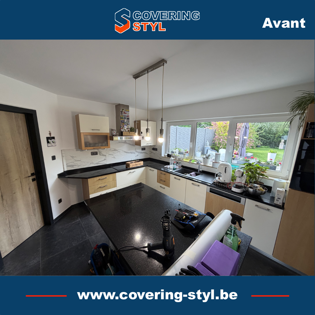 Cuisine avant transformation par covering